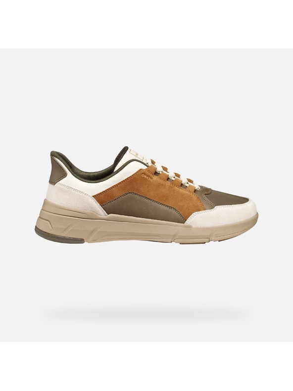 Geox Hnědé pánské tenisky Geox Vittour Plus