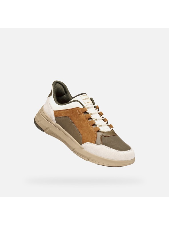 Geox Hnědé pánské tenisky Geox Vittour Plus