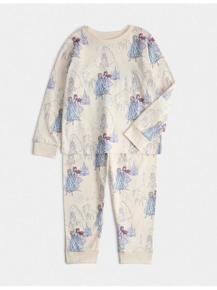 Marks & Spencer Pyžamo Disney Ledové království™ (1–8 let) Marks & Spencer smetanová