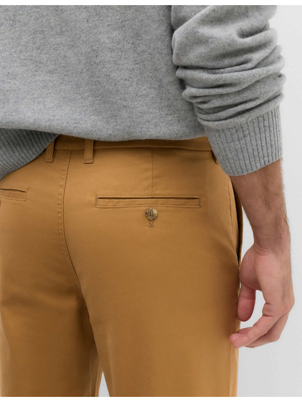 Marks & Spencer Keprové chino kalhoty Heritage normálního střihu Marks & Spencer hnědá